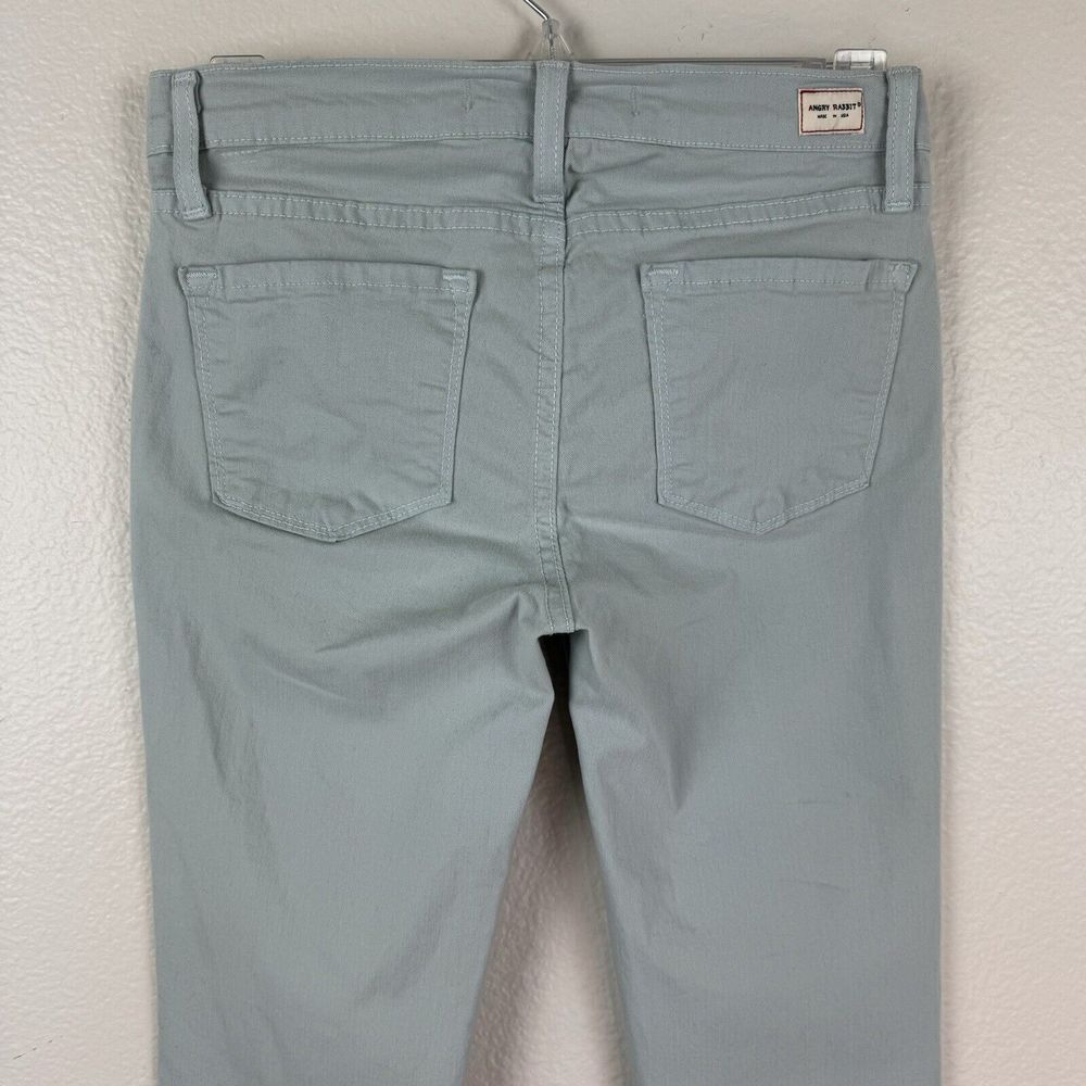 Angry Rabbit Low Rise Skinny Pants Light Blue 26/3 - Picture 7 of 11